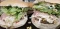 Dois deliciosos lanches mais bebida