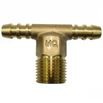 Tee Latão 3/8 BM X 1/2 Macho X 3/8 BM Tee Latão 3/8 BM X 1/2 Macho X 3/8 BM
