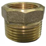Bucha Redução Latão 1 NPT X 3/4 NPTF Bucha Redução Latão 1 NPT X 3/4 NPTF