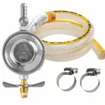 Kit Instalação Gás – Mangueira 1,20 Metro + Regulador Aliança 504/01 + Abraçadeira Kit Instalação Gás – Mangueira 1,20 Metro + Regulador Aliança 504/01 + Abraçadeira