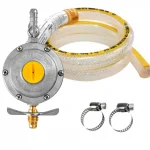 Kit Instalação Gás – Mangueira 0,80 Metro + Regulador Aliança 506/01 + Abraçadeira Kit Instalação Gás – Mangueira 0,80 Metro + Regulador Aliança 506/01 + Abraçadeira