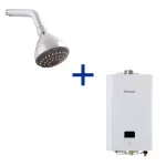 Kit Instalação com Aquecedor a Gás E10 + Ducha RSH-850 Kit Instalação com Aquecedor a Gás E10 + Ducha RSH-850