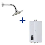 Kit Instalação com Aquecedor a Gás E27 + Ducha RSH-1001 Kit Instalação com Aquecedor a Gás E27 + Ducha RSH-1001