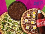 2 Pizzas Grandes 8 fatias com at� dois sabores + Doce Broto + Coca 2 Litros!