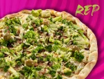 Br�colis e Bacon - Pizza M�dia 6 Fatias!