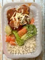 Marmitinha de Frango Desfiado, Creme de Legumes, Arroz integral - CONGELADO