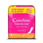Absorvente Diário Carefree Tododia Flexi 40 Unidades Absorvente Diário Carefree Tododia Flexi 40 Unidades