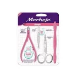 Kit Merheje Basic Alicate + Pinça + Tesoura + Espátula Kit Merheje Basic Alicate + Pinça + Tesoura + Espátula