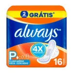 Absorvente Always Seca P Com Abas 16 Unidades Absorvente Always Seca P Com Abas 16 Unidades