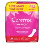Absorvente Diário Carefree Proteção Com Fragrância 40 Unidades Absorvente Diário Carefree Proteção Com Fragrância 40 Unidades