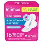 Absorvente Intimus Extra Suave Com Abas 16 Unidades Absorvente Intimus Extra Suave Com Abas 16 Unidades