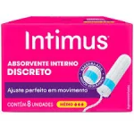 Absorvente Intimus Interno Fluxo Médio 8 Unidades Absorvente Intimus Interno Fluxo Médio 8 Unidades