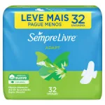 Absorvente Sempre Livre Suave Com Abas 32 Unidades Absorvente Sempre Livre Suave Com Abas 32 Unidades