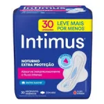 Absorvente Intimus Noturno Com Abas Suave 30 Unidades Absorvente Intimus Noturno Com Abas Suave 30 Unidades