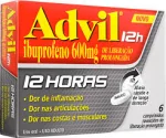 Advil 12 Horas 600Mg 6 Comprimidos Advil 12 Horas 600Mg 6 Comprimidos