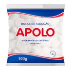 Algodão Apolo Bolas 100G Algodão Apolo Bolas 100G