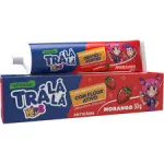 Creme Dental Trá Lá Lá Kids Morango 50G Creme Dental Trá Lá Lá Kids Morango 50G