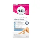 Folhas Depilatórias Veet Perna E Corpo Pure & Fresh Pele 12 Unidades Folhas Depilatórias Veet Perna E Corpo Pure & Fresh Pele 12 Unidades