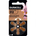 Pilha Auditiva Duracell Código 312 Com 6 Unidades Pilha Auditiva Duracell Código 312 Com 6 Unidades