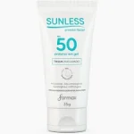Protetor Solar Gel Translúcido Facial Sunless FPS50 35G Protetor Solar Gel Translúcido Facial Sunless FPS50 35G