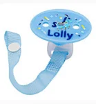 Prendedor De Chupeta Lolly Tip Azul Prendedor De Chupeta Lolly Tip Azul