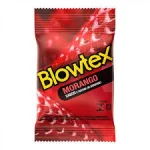 Preservativo Blowtex Morango 3 Unidades