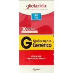 Gliclazida 60mg Legrand 30 Comprimidos