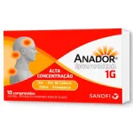Anador 1G 10 Comprimidos
