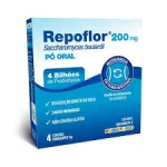 Repoflor Pedi�trico 200mg 4 Sach�s 1g