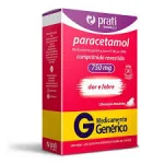 Paracetamol 750mg 20 Comprimidos