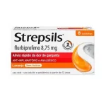 Strepsils Laranja Sem A��car 8 Pastilhas