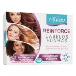 REINFORCE COM BIOTINA (CABELOS E UNHAS) COM 60 CÁPSULAS - EQUALIV REINFORCE COM BIOTINA (CABELOS E UNHAS) COM 60 CÁPSULAS - EQUALIV
