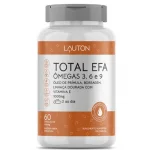 TOTAL EFA, ÔMEGAS 3, 6 E 9 - 60 CÁPSULAS - LAUTON TOTAL EFA, ÔMEGAS 3, 6 E 9 - 60 CÁPSULAS - LAUTON
