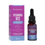SANAVITA - VITAMINA B12 - GOTAS - FRASCO 20ML SANAVITA - VITAMINA B12 - GOTAS - FRASCO 20ML