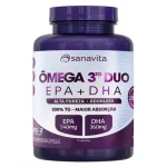 SANAVITA - ÔMEGA 3TG DUO - POTE 60 CÁPSULAS SANAVITA - ÔMEGA 3TG DUO - POTE 60 CÁPSULAS