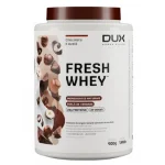 DUX NUTRITION - FRESH WHEY CHOCOLATE BELGA E AVELÃ - POTE 900G DUX NUTRITION - FRESH WHEY CHOCOLATE BELGA E AVELÃ - POTE 900G