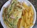 Omelete com queijo