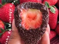 Coxinha de brigadeiro com morango Coxinha de brigadeiro com morango