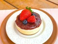 Cheesecake de morango Cheesecake de morango
