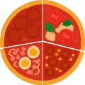 Pizza Grande 4 Sabores