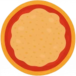 PIZZA M�DIA 1 SABOR      (6 fatias)