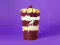 O Preferido (500ml): Leite condensado, leite Ninho e banana O Preferido (500ml): Leite condensado, leite Ninho e banana