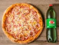 COMBO ZERO 3 - Quatro Pizza Grande sabor Tradicional + coca 1Lt + bare 1l + Guaran� Ant�rtica 1l + batata frita grande