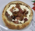 Carne com Cream Cheese e Bacon