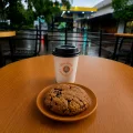 1 cookie + 1 cappuccino