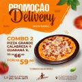 Pizza Grande Calabresa + Guaran� Ant�rtica 1L