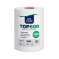PANO ROLO 28X240 LIFE CLEAN TOP600 BRANCO