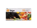 LUVA TPE SOFT PRETA TAM.(P) C/100 UN. TALGE