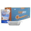 KIT POTE E TAMPA 750ML RETANGULAR PP 6X24 (144UN) ( TOTALPLAST)