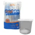 KIT POTE E TAMPA 1500ML REDONDO PP 8X24 (TOTAPLAST)